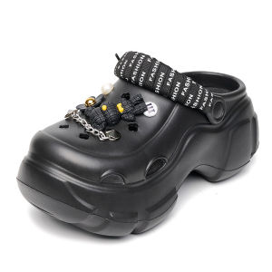[Free Shipping] New Summer WomenS EVA Clogs Breathable Height-Increasing Soft-Soled For Outdoor Wear Beach Sandals