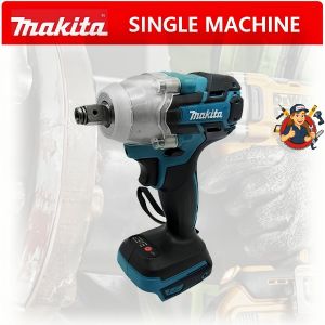 บล็อกไฟฟ้าไร้สาย MAKITA แท้ 100% Brushless แรงบิดสูง 520Nm 6200RPM บล็อกกระแทกไร้สาย แบตลิเธียม 2 ก้อน พร้อมใช้งาน มืออาชีพเลือกใช้ งานหนักสบาย