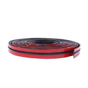 Long Lasting Elastic Car Door Seal 6M T Shape Weatherproof Sound Deadening Strips Multiple Vehicle Use Water Resistant