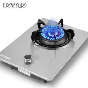 Gas Stove Embedded Natural Gas Liquefied Petroleum Gas Stainless Steel Large Gas Stove Furnace Burner Single Burner
