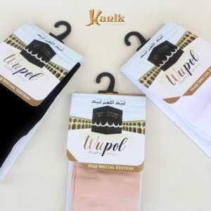 (KZR) Kaos Kaki Kanik Wupol Hajji - Wudhu Jempol Edisi Umroh dan Haji Murah