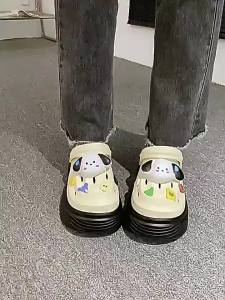 [Free Shipping] EVA Thick-Soled WomenS Clogs New Summer Outdoor Non-Slip Couple Beach Sandals Closed-Toe Slippers For Women