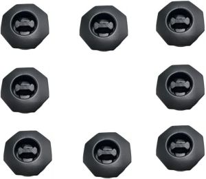 8 Pack Car Floor Mat Clips Anti-Slip Fixing Retainer Carpet Fastener Buckle with Twist Lock Universal Fixings Clamps Holder for Weather Tech Mats Toyota Ford Audi Benz Jeep Trucks SUV