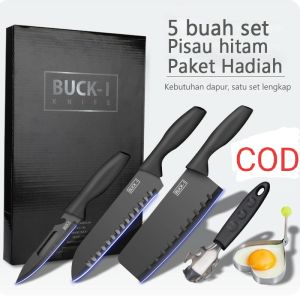 Pisau Dapur Pisau Set Isi 5 Pcs Pisau Daging/ Pisau Sayur/ Pisau Buah