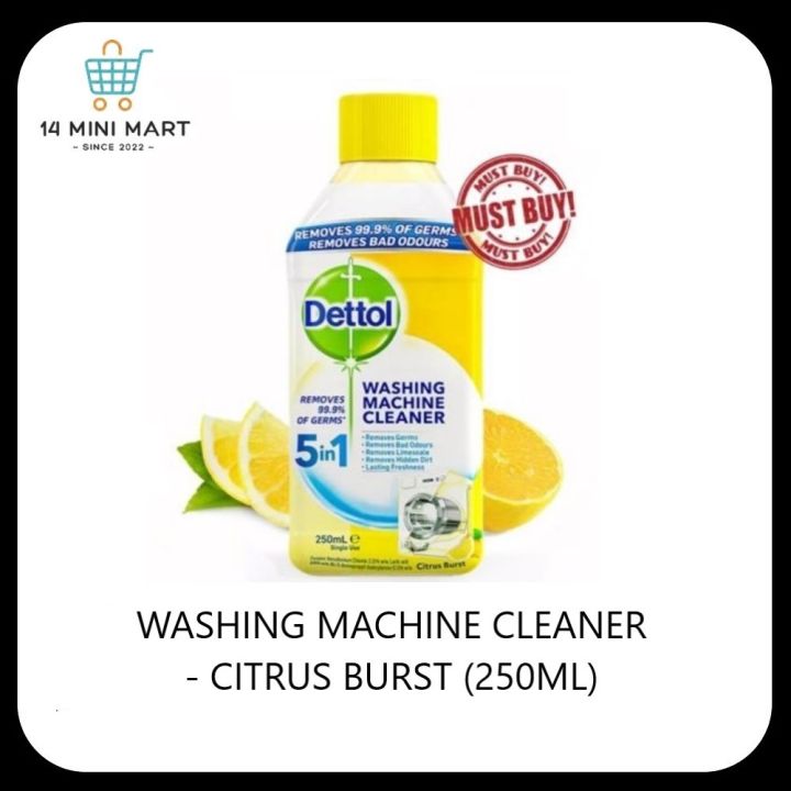 DETTOL Washing Machine Cleaner 5in1 (250ml) Lazada