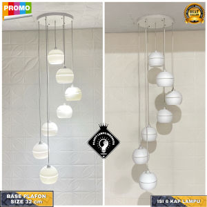 Lampu Gantung Hias Moonlight Minimalis 7 in 1