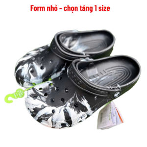 Sục CROSS Clog Classic TẶNG VỚ và 10 jb sticker Sục Đúc Nguyên Khối Quai Ngang Nam Nữ Sandal Quai Hậu Chống Nước