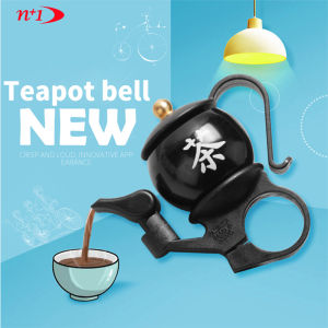 N+1 Teapot Bike Bell - Aluminum Alloy Teapot Shaped Bicycle Bells for Child Kid - Cool Chinese Teapot Bike Bells B435
