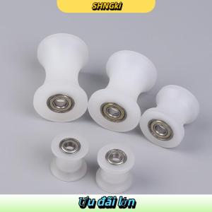 SHNGki 1 cái Nylon U-rãnh mang Con lăn theo dõi bánh xe hướng dẫn con lăn hỗ trợ cửa Con lăn cửa sổ cửa trượt cơ khí ròng rọc