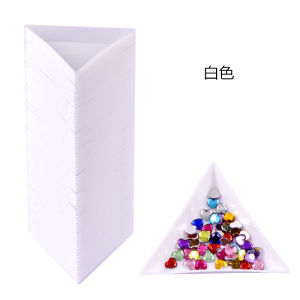 Nail Art Accessories Storage Tray Nail Art Triangle Inventory Drill Tray Nail Jewelry Rhinestone Accessories Tray 三角盘美甲