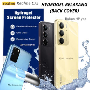 My0003- BACK Skin Hydrogel REALME C75 C63 C65 C67 C61 C53 C51 C55 NFC C33 C30 C31 C35 C30S C25S C25Y C21 C21Y C20 C17 C15 C12 C11 C3 C2 C1 Hidrogel Pelindung Gel Belakang Bening A-GLARE Matte Gelap Temper Screen Protector Antigores Full Cover Bodi 4G 5G