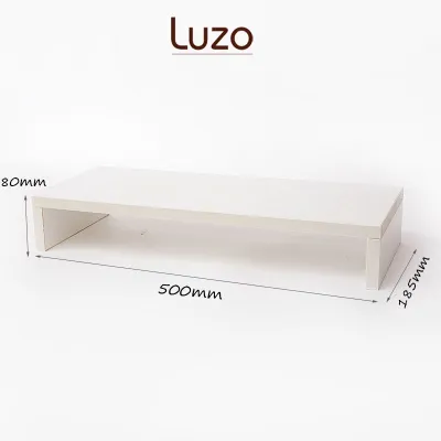 Kệ Máy Tính Để Bàn 1 tầng 2 tầng Kê Màn Hình Loại Tốt Đã Lắp Sẵn Gỗ Xịn Dày 17mm - Luzo Home