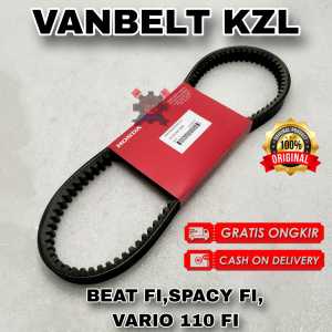 VANBELT ASSY HONDA BEAT FI KZL V BELT+ROLLER BEAT FI SPACY FI SCOOPY FI VARIO 110 FI ORIGINAL HONDA