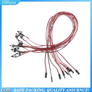 [COD] 10pcs50cm Power Button Switch Cable for PC Switches Reset Computer Push Button