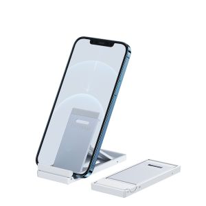 OATSBASF Metal Phone Holder Tablet Stand Non-slip Foldable Mount for 17 16 Pro Max Samsung Portable Adjustable Phone Desk Stand