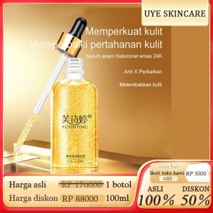 Serum Wajah 24K Facial Essence Moisturizing Penghilang Jerawat Dan Bekas Anti-aging Serum Wajah Bopeng dan Pori Pori besar