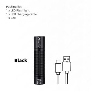 SV127 Alonefire ไฟฉาย Led แบบพกพาขนาดเล็กสำหรับเดินทางโคมไฟ USB ชาร์จได้ไฟฉายเด็กแสงสีขาว