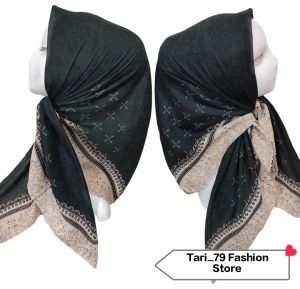 [ BISA COD ] Hijab Segi Empat Voal Premium Lasercut Terbaru // Jilbab Segi Empat Motif //  Kerudung Motif Terbaru 2025 Kekinian Viral // Hijab Motif Segi Empat Motif // Fashion Wanita // Pakaian Wanita // Kerudung Segi Empat Motif Bunga Bunga // Hijab