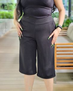 (ขายดีมาก) กางเกง 5ส่วน เอว30-44 สีพื้นมี 10 สี ผ้ายืด ผ้าวูลเวฟ เอวเป็นยางยืด เก็บพุงดี งานตัดเย็บดี