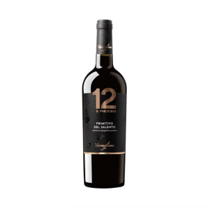 Varvaglione 12 e Mezzo Primitivo del Salento 2022 Southern Italy Puglia Primitivo Red Wine 750ml 12.5%