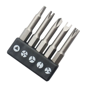 5x Special-shaped Screwdriver Set Triangle Inner Cross Three-points U-shaped Y Shape Socket Screwdriver Bit Tool