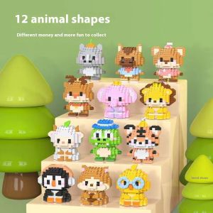 Camera building block toy childrens mini building block model toy particles