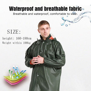 TOSEEK Motorcycle RainCoat Waterproof Raincoat for men women Upgraded Soft Breathable Back Reflectorized Heavy Duty Heavy Rain Grade Waterproof Double Windproof Double Cuffs Comfortable and Breathable