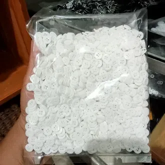 (PAK ISI 10 GROSS) Kancing Baju Kemeja Lobang 4 Warna Ukuran 11mm 18L untuk Semua Jenis Pakaian dan Fashion