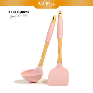 Spatula Silikon Tahan Panas Premium Set 2 pcs