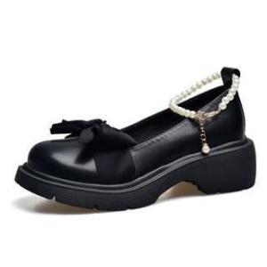 Japan style School Shoes Lolita Platform Mary Janes Girls Black JK Shoes for women High Heels