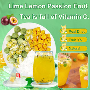 Refreshing Fruit Tea Combo Tea Bags Kumquat Passion Fruit Tea Lemon Lime Tangerine Tea Bags