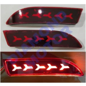Rush Terios 2006 Mata Kucing Reflektor Lampu LED COB Bemper Belakang