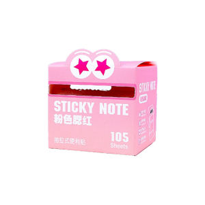 Creative Pull-Out Pearlescent Sticky Notes Set with Gradient Colors for DIY Journal Decorations