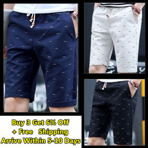 100% Cotton Shorts Men Short Pants Beach Shorts Seluar Pendek Lelaki Plus Size M-5XL