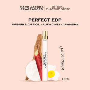 Marc Jacobs Fragrances Perfect Eau De Parfum Pen Travel Size Spray 10ml - Rhubarb And Daffodil Almond Milk Cashmeran | Comfort Floral Perfume