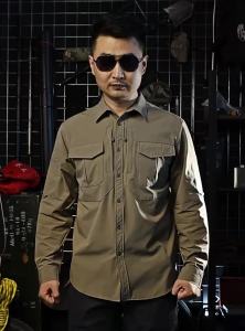 Paving Eagle Combat Eagle Stretch Fabric Quick-Dry Shirt Outdoor Tactical Shirt Stretch Shirt   Military Enthusiast Apparel PLY-77