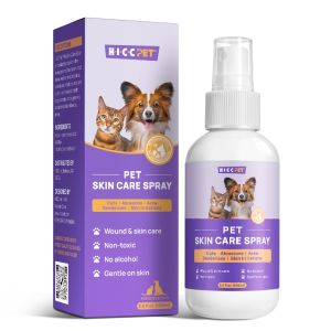 HICC  Skin Care Spray - Fast Itch Relief & Hot Spot Treatment for Dogs & Cats - Soothing Antibacterial (100/500ml)