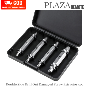 4 PC ALAT PEMBUKA BAUT SEKRUP RUSAK Screw Extractor/ REMOVER