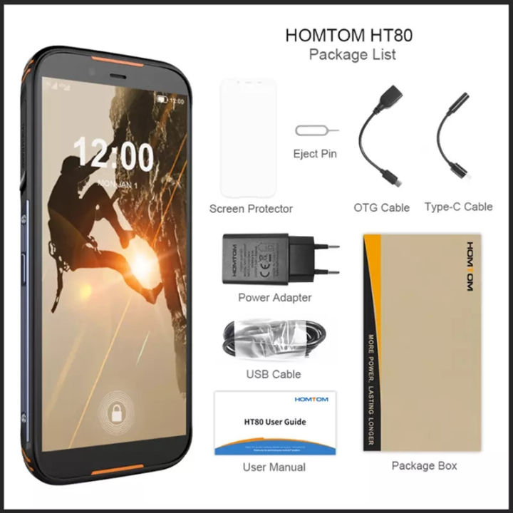 Lupo Con Fuzione Portafoglio In Pelle PU Per Homtom HT80 5.5'' – Custodia Con Slot Per Schede E Chiusura Magnetica - 3