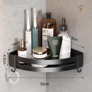 DXL Bathroom Triangle Shelf Toilet Punch-Free Storage Wall-Mounted Shower Corner Storage Toilet Bathroom