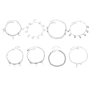 Elegant Silver Plated Bracelet Featuring Minimalist Korean Design And Playful Shark Accent For Fashion Forward Women