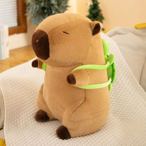 25cm/35cm/45cm Capybara Plush Toy Doll Turtle Bag Cute Birthday Present Gift Bantal Patung Peluk 卡皮巴拉水豚娃娃