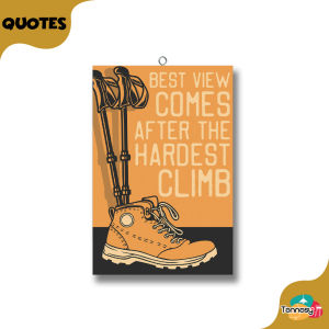 TENNESY Hiasan Dinding Motivasi Quotes Life Poster 20x30CM Dekorasi Kamar Tidur Aesthetic Retro Vintage