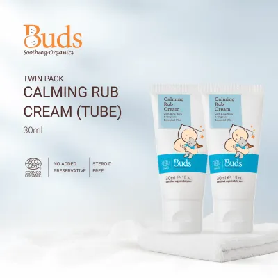 [Twin Pack] Buds Organics BSO Calming Rub Cream Tube (30ml)