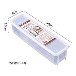 🔥Ready Stock🔥 Pasta Rectangular Storage Container Clear Transparent Pasta/Noodles/Cutleries/Leftover Storage Kitchenware