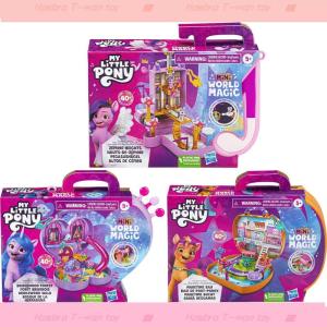 【Authentic Authorization】Hasbro My Little Pony Mini World Magic Compact Creation Toy Buildable Playset F5246 F5247 F5248 bandai action figure