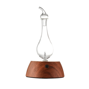Touch Glass&wood essential oil aromatherapy diffuserair purifier Two-stage spray Negative ion Scent diffuser