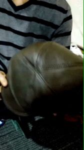 Topi kulit pria dewasa model harley davidson