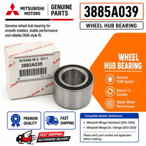 3885A039 Front Wheel Hub Bearing for Mitsubishi Mirage G4 / Hatchback with ABS