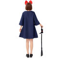 Japanese Witch's Delivery Service Kiki Cosplay Costume Adult Simple Halloween Little Witch Witch Clothes. 